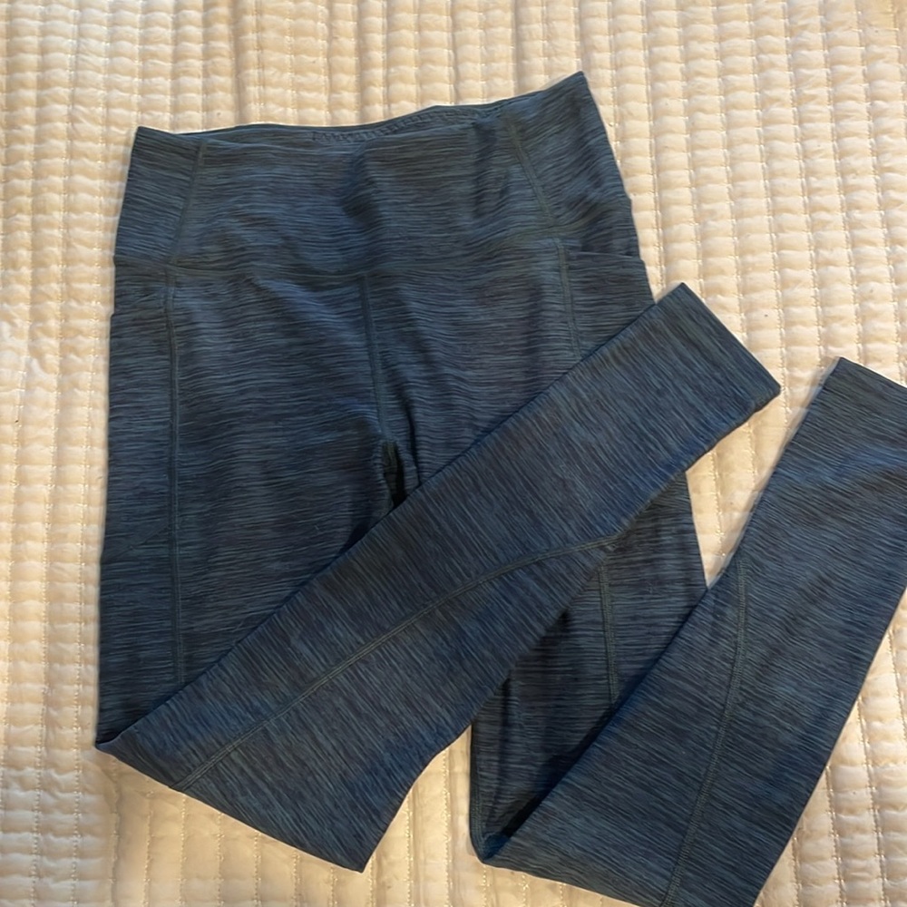 Blue Victoria secret incredible leggings size 8